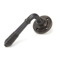 Aged Bronze Reeded Lever