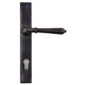 Aged Bronze Reeded Espagnolette Lock Set
