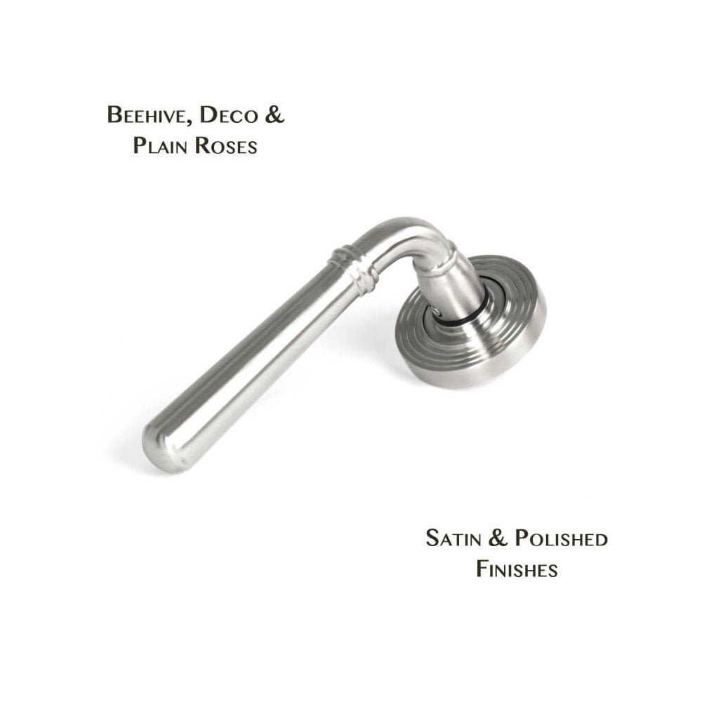 Newbury Marine Stainless Steel Lever on Covered Rose