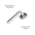 Newbury Marine Stainless Steel Lever on Covered Rose