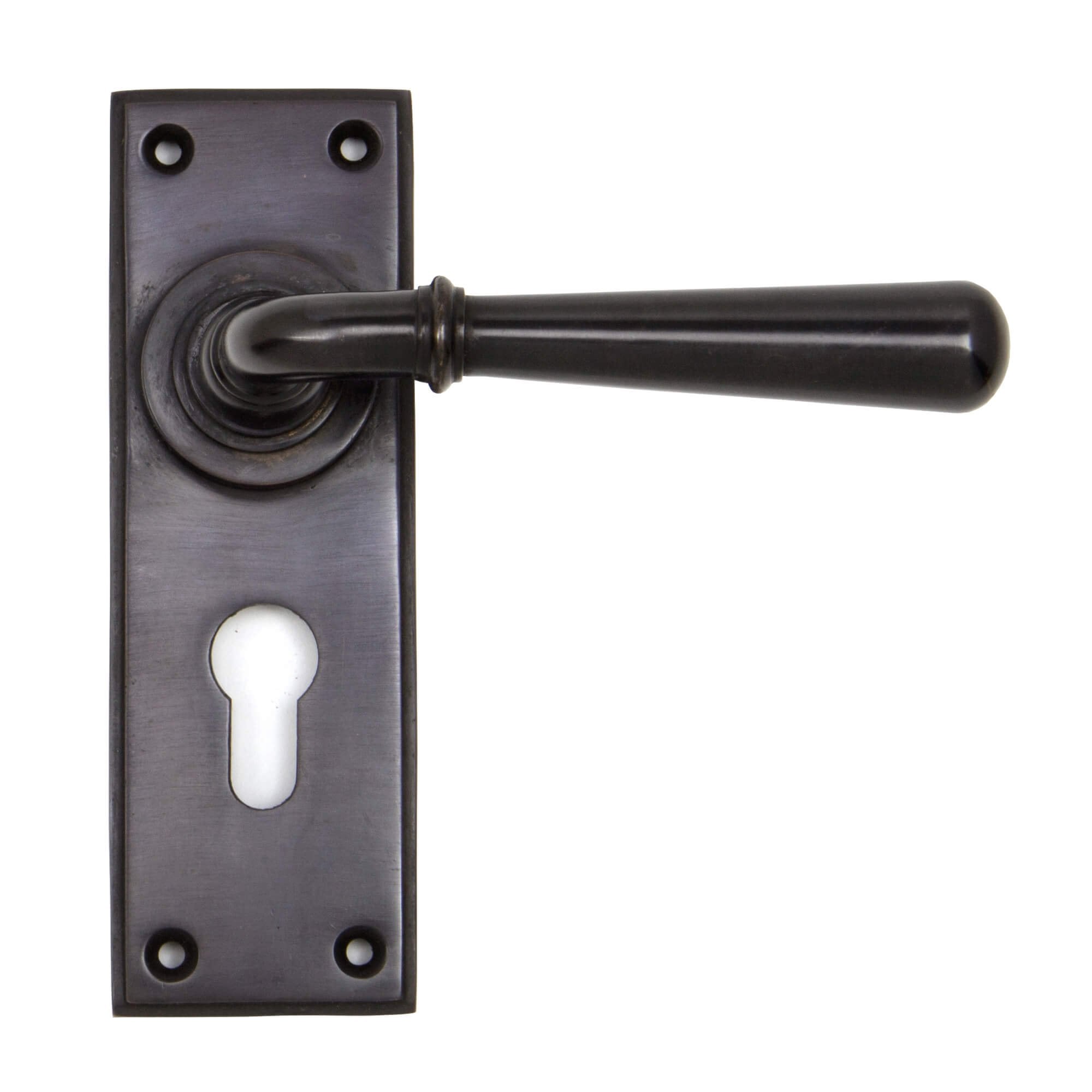 Newbury Lever Lock Handles Aged Bronze