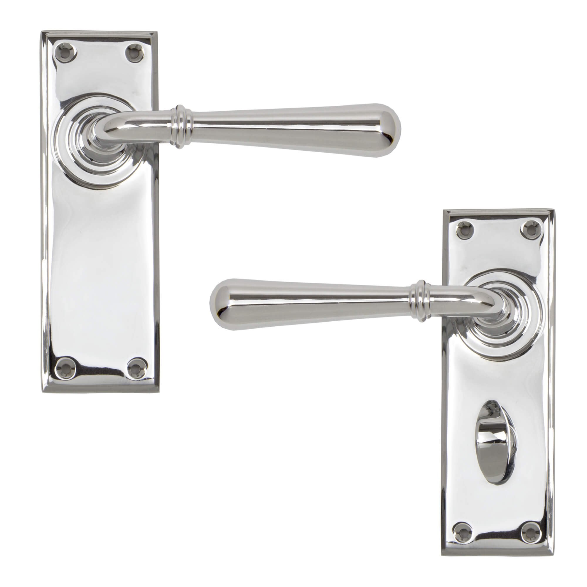 Newbury Lever Handles Polished Chrome