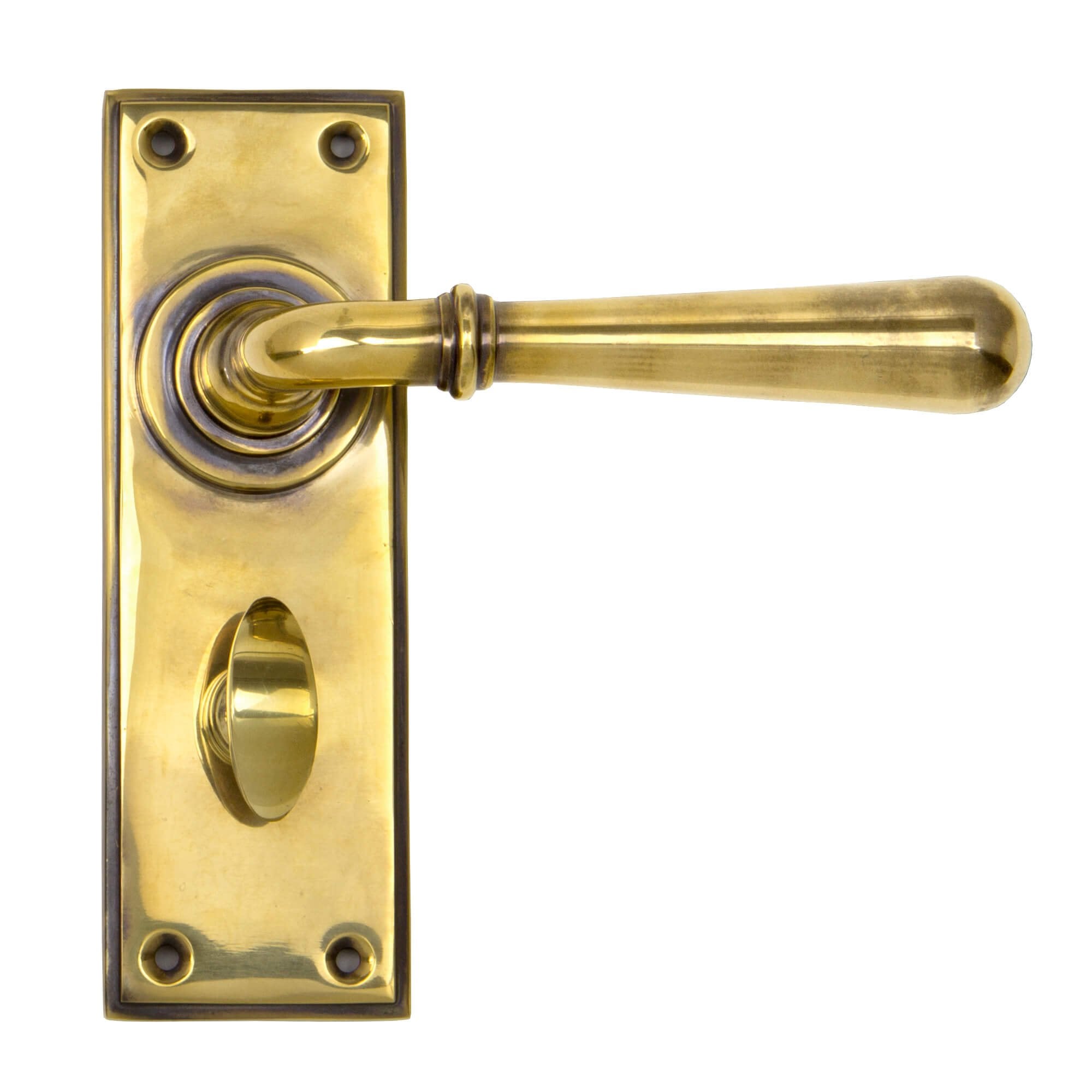 Newbury Lever Handles Aged Brass