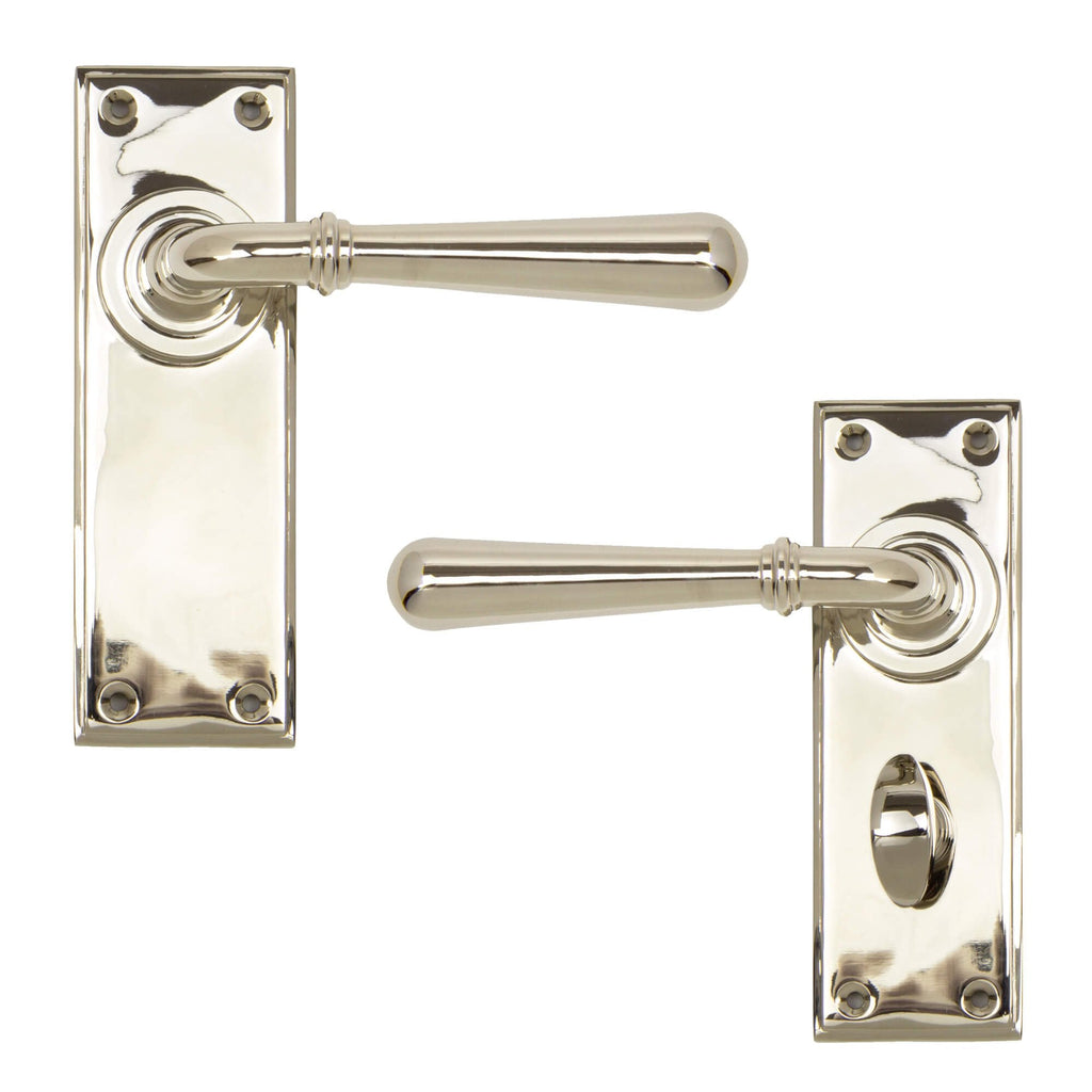 Newbury Lever Handles Polished Nickel