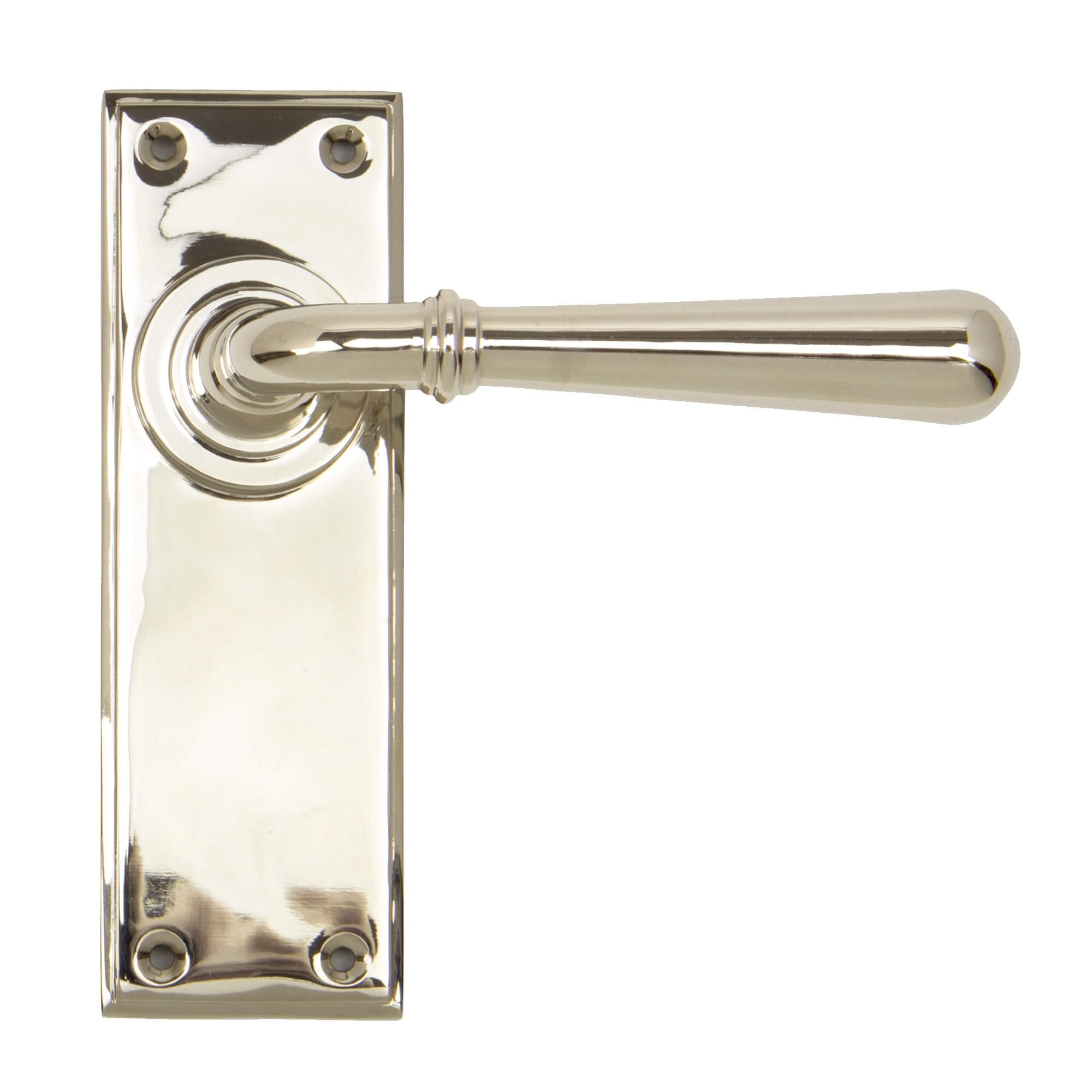 Newbury Lever Handles Polished Nickel