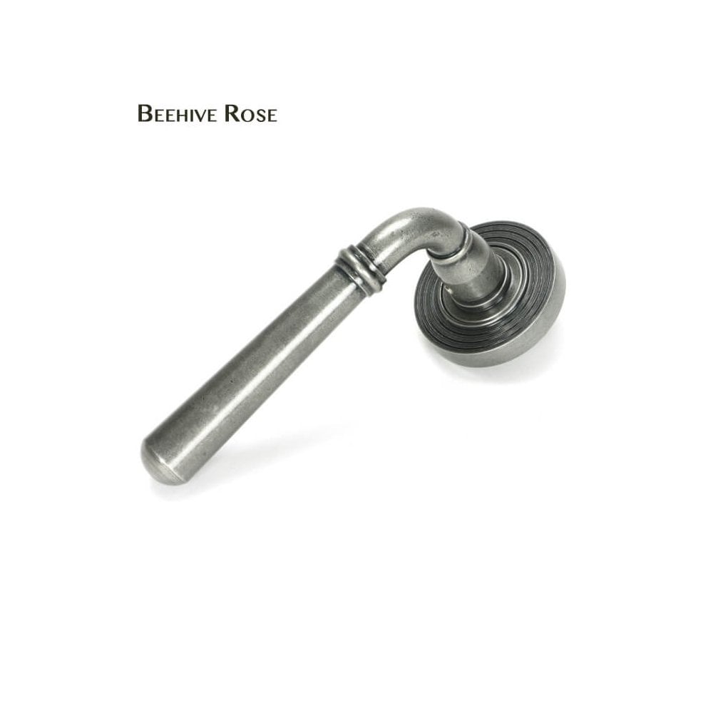 Newbury Pewter Lever on Covered Rose