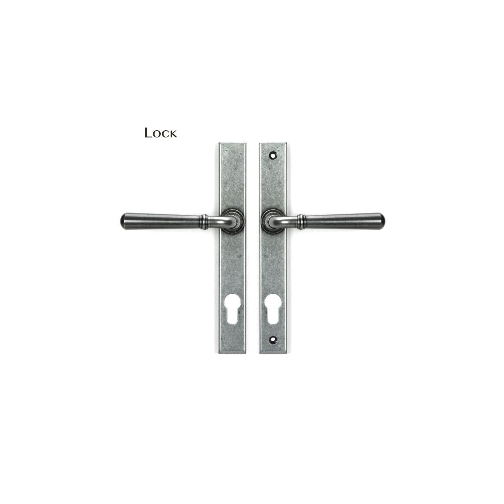 Newbury Pewter Slimline Espagnolette Set