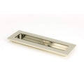 Polished Nickel Plain Rectangular Sliding Door Pull