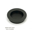 Aged Bronze Plain Round Sliding Door Pull