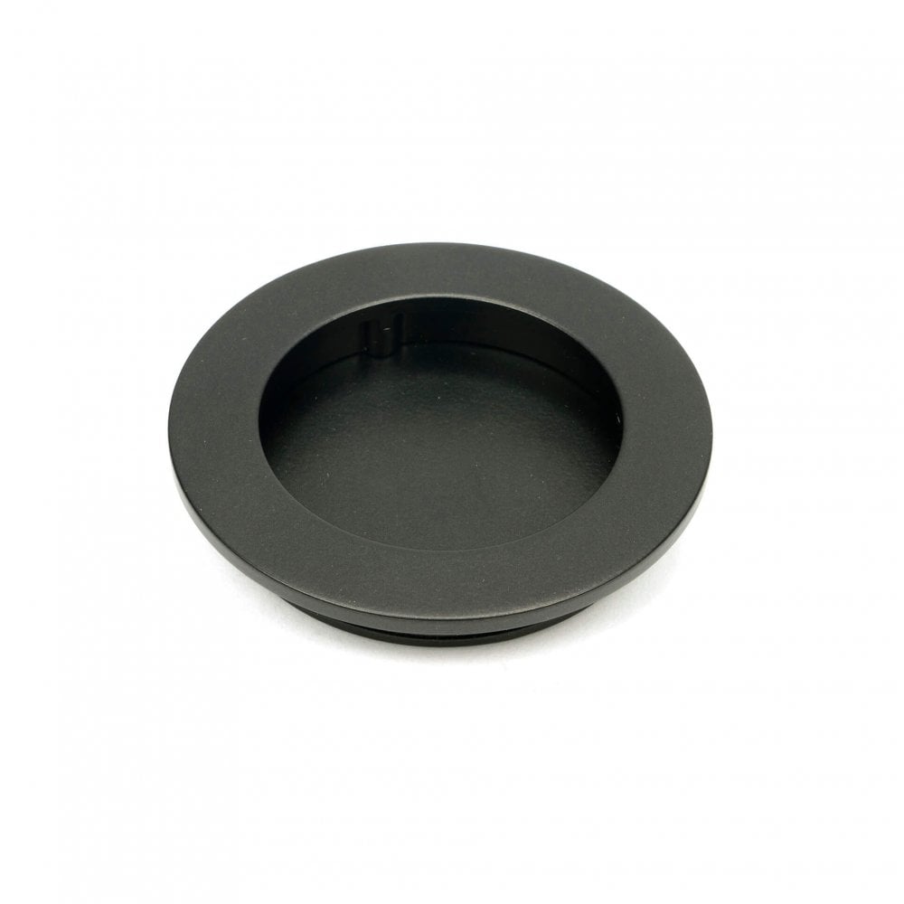 Aged Bronze Plain Round Sliding Door Pull