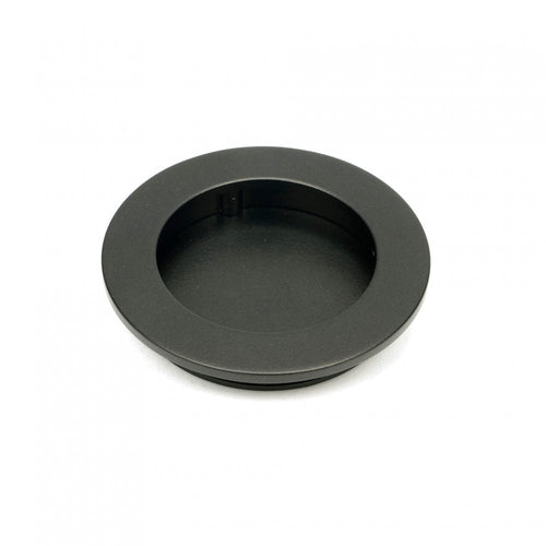 Aged Bronze Plain Round Sliding Door Pull