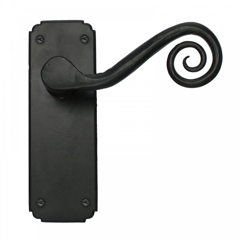 Black Monkey Tail Levers on Backplate