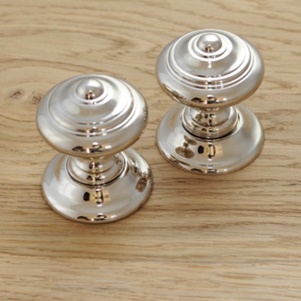 Nickel Elmore Door Knobs
