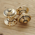 Aged Brass Elmore Door Knobs