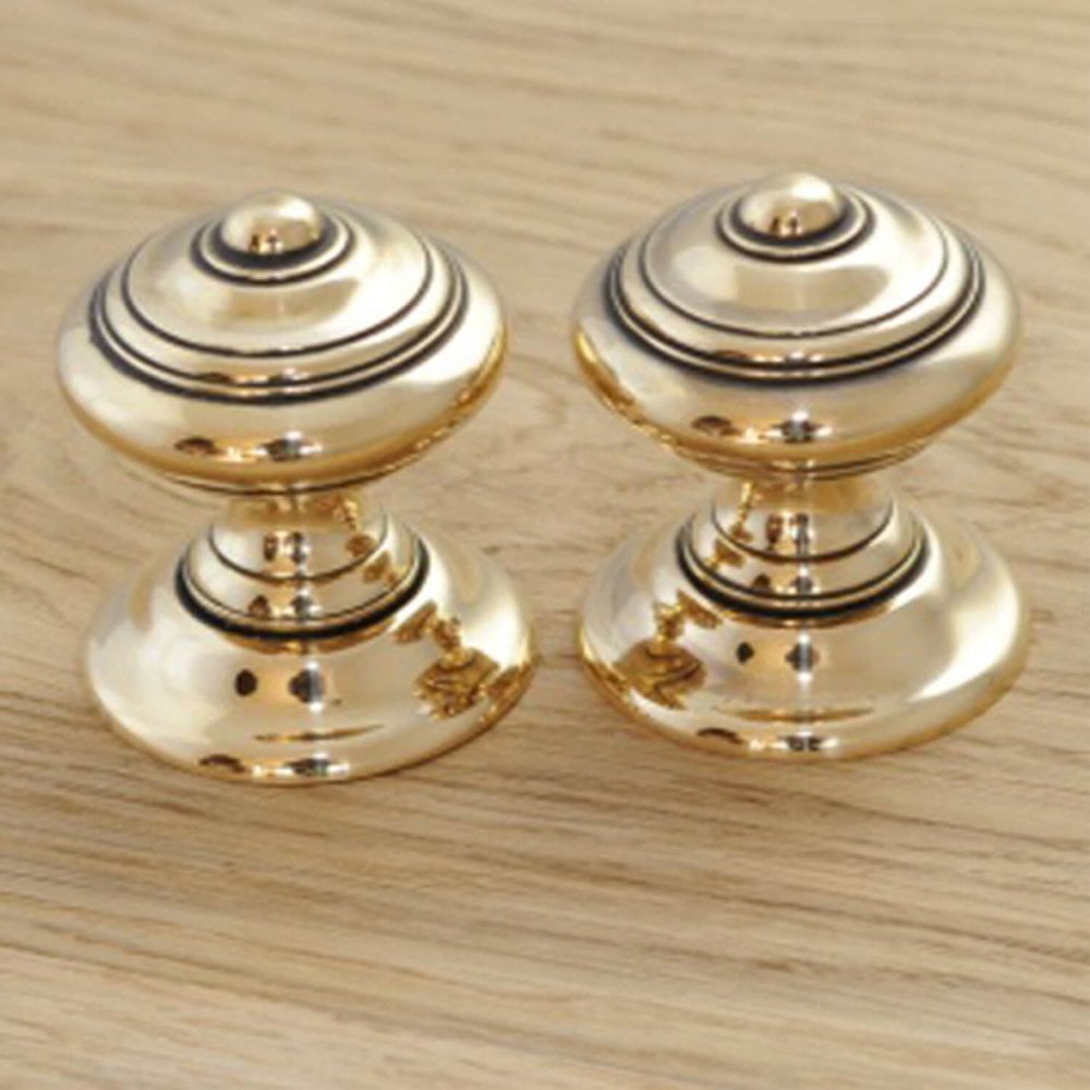 Aged Brass Elmore Door Knobs