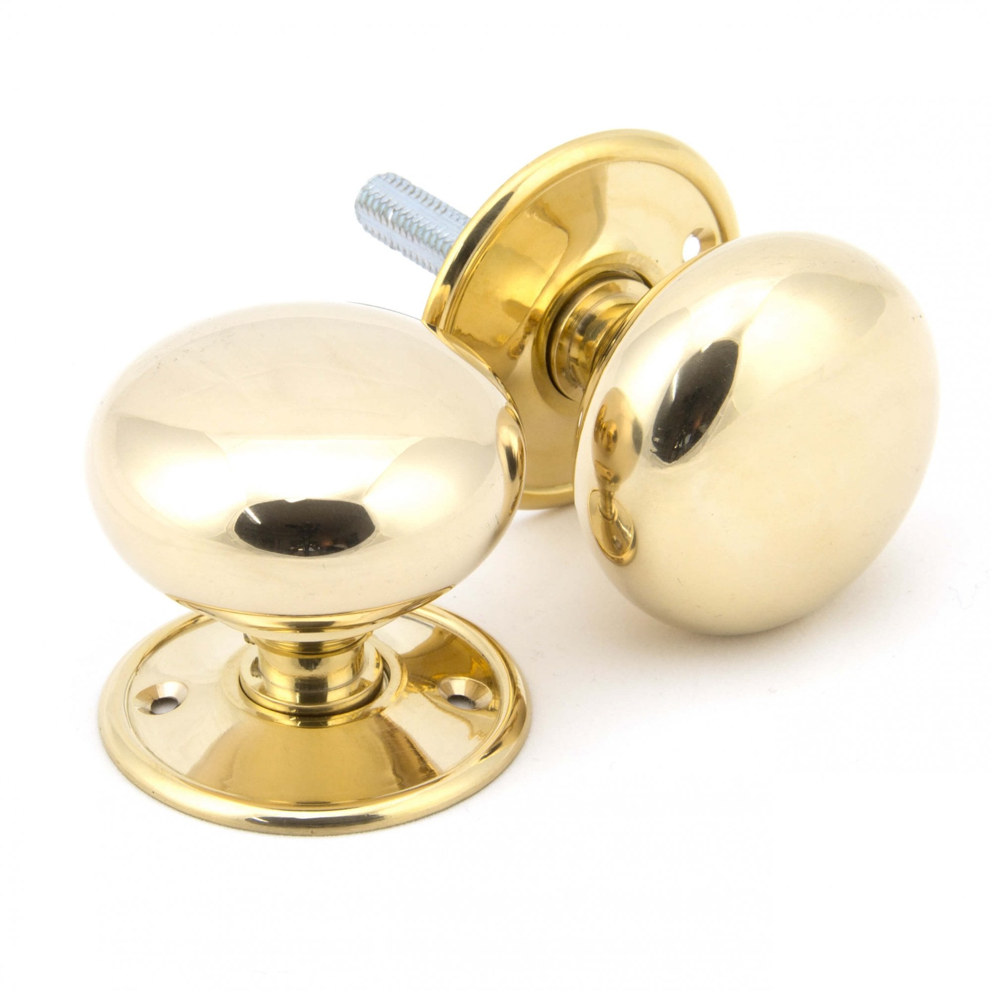 Brass Mushroom Mortice/Rim Knobs
