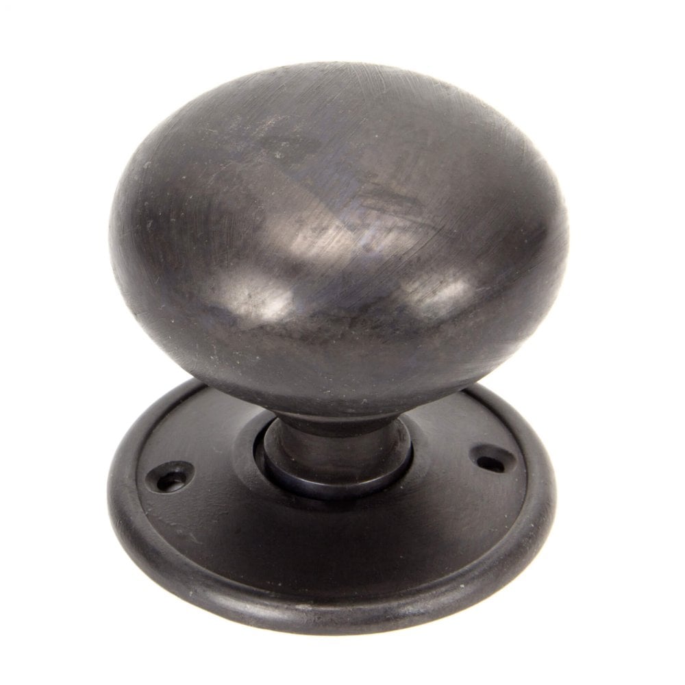 Aged Bronze Mushroom Door Knobs