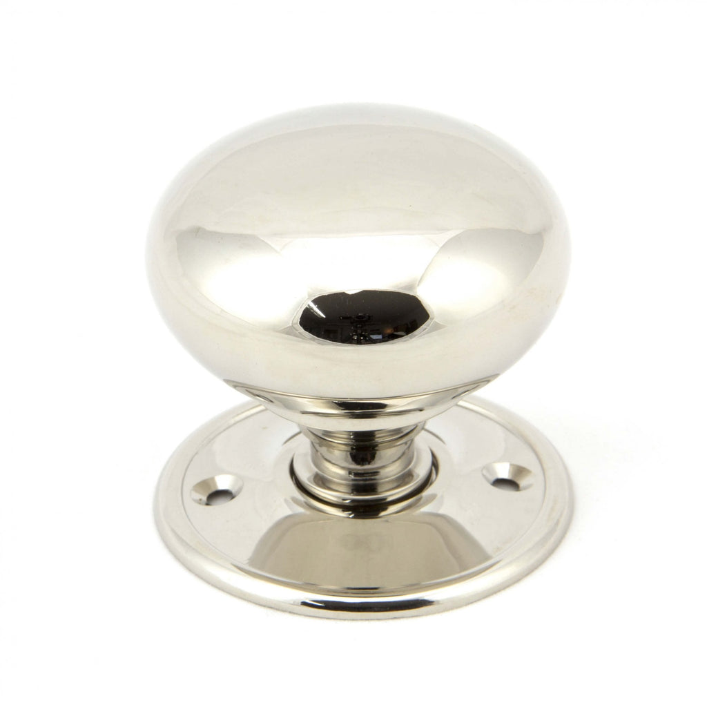 Polished Nickel Mushroom Door Knobs