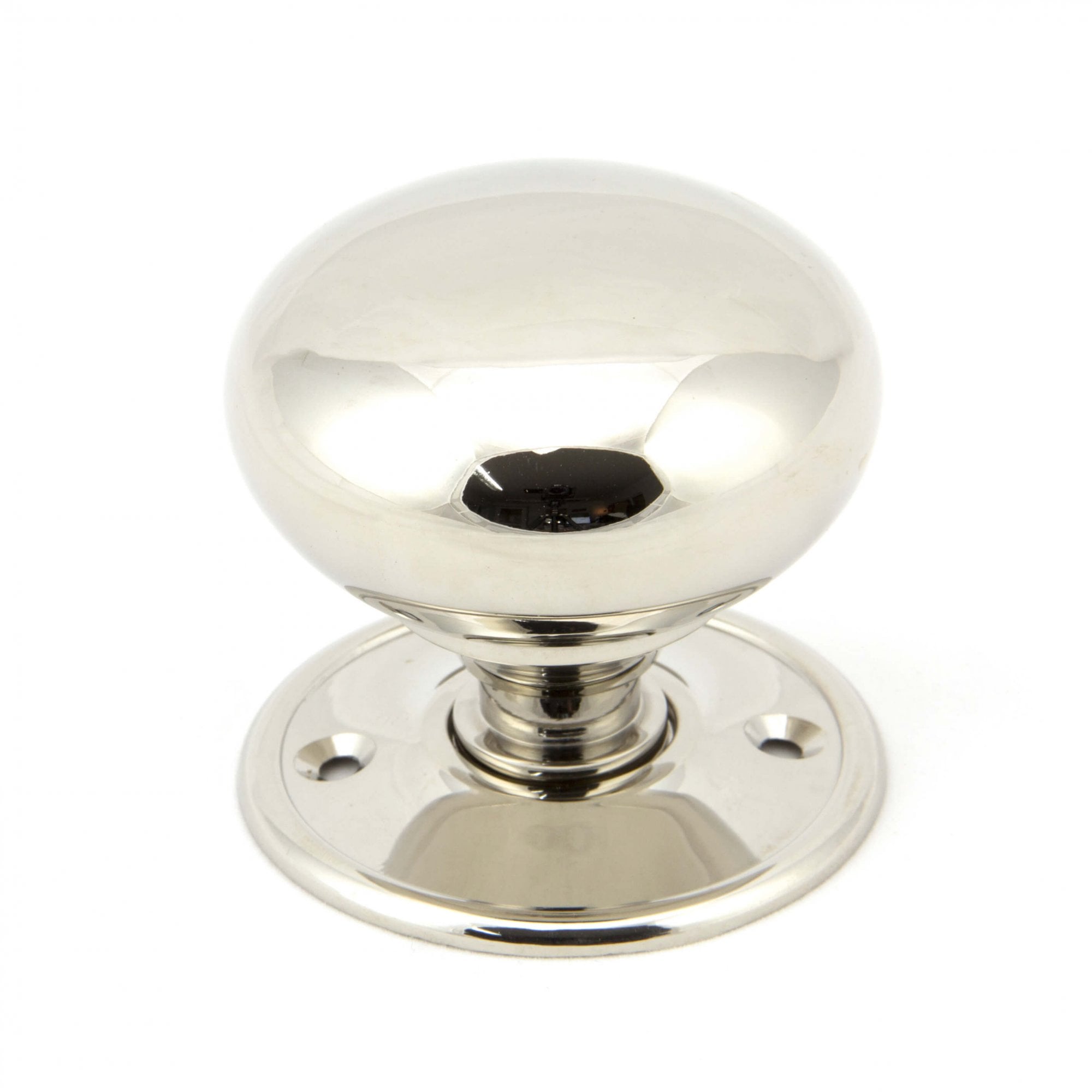 Polished Nickel Mushroom Door Knobs