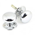 Polished Chrome Mushroom Door Knobs