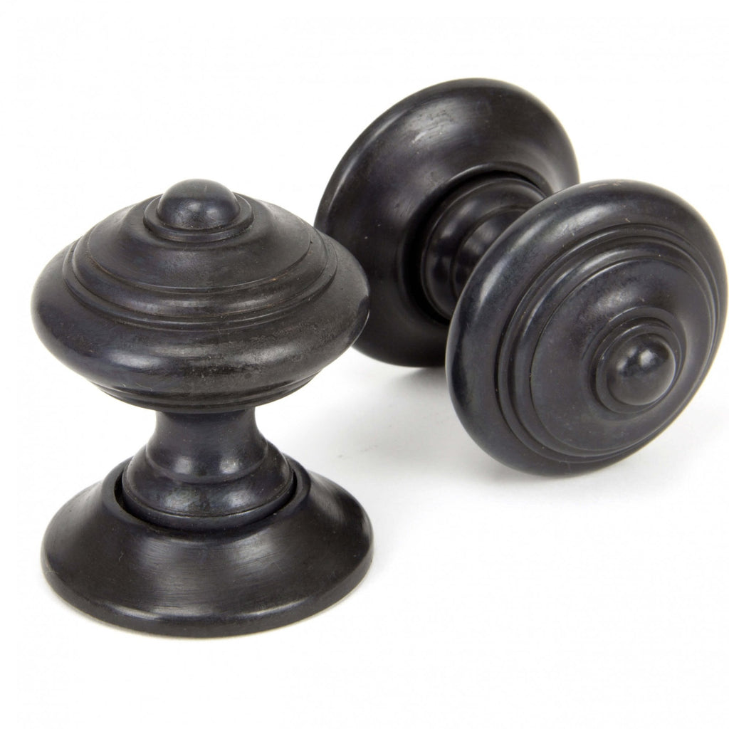 Aged Bronze Elmore Door Knobs