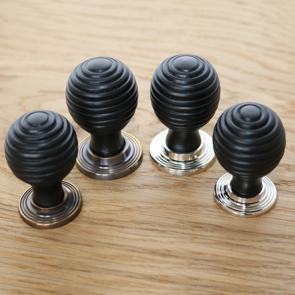 Ebonised Beehive Cabinet Knobs
