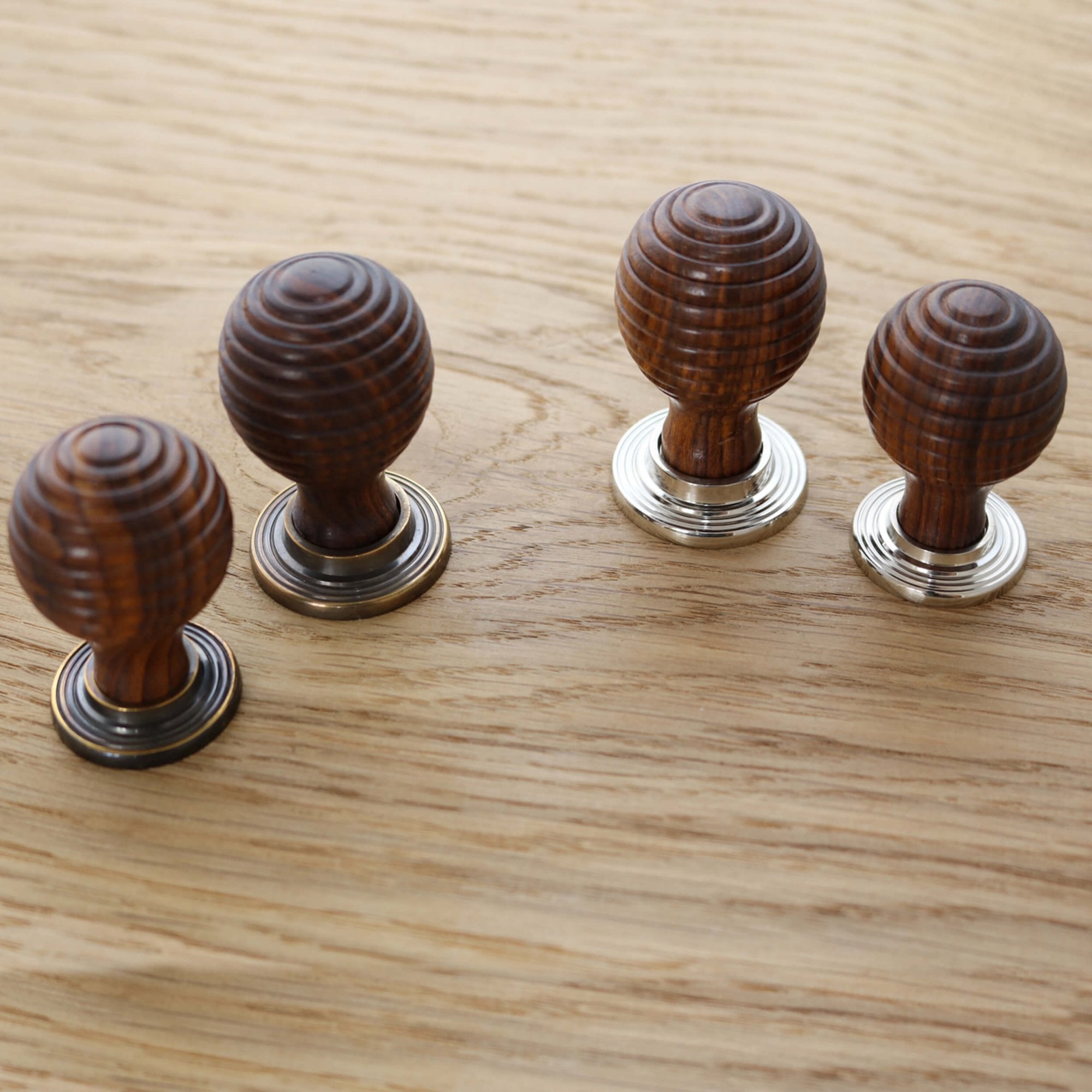 Rosewood Beehive Cabinet Knobs