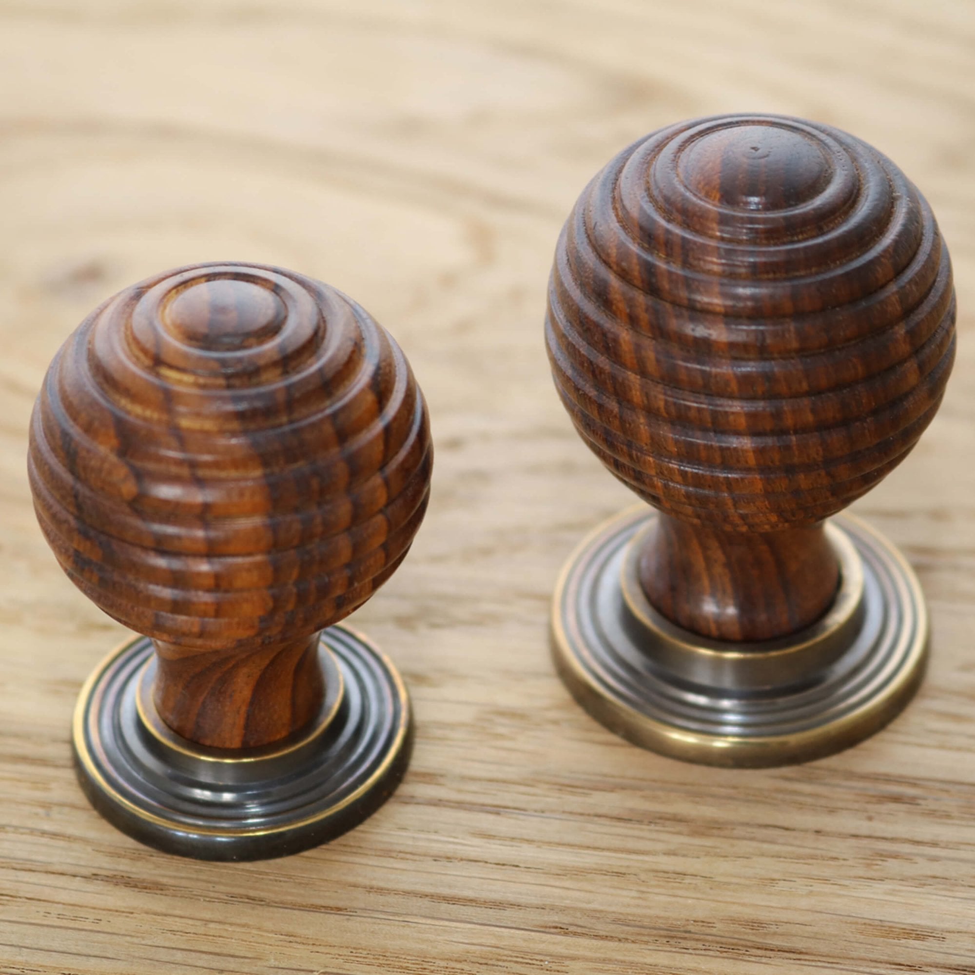 Rosewood Beehive Cabinet Knobs