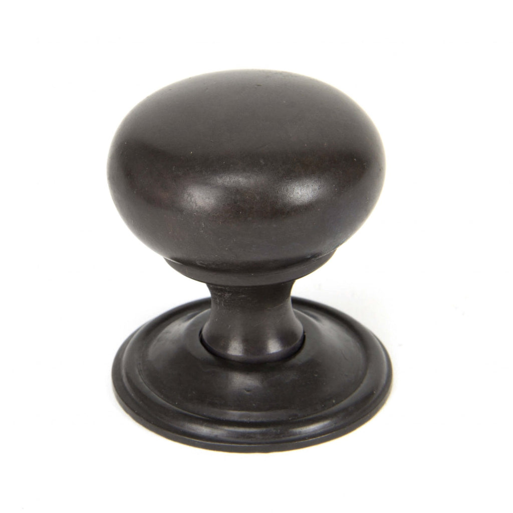 Aged Bronze Mushroom Cabinet Knob