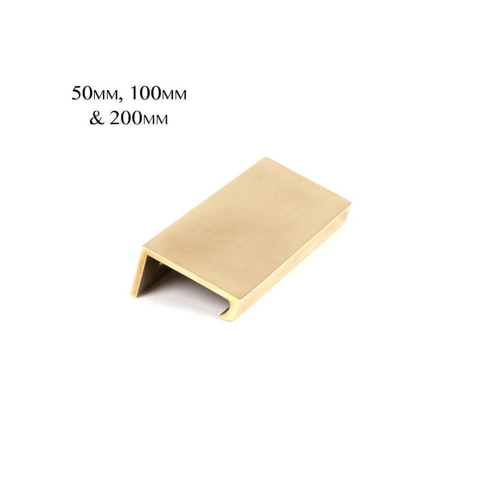 Aged Brass Plain Edge Pulls
