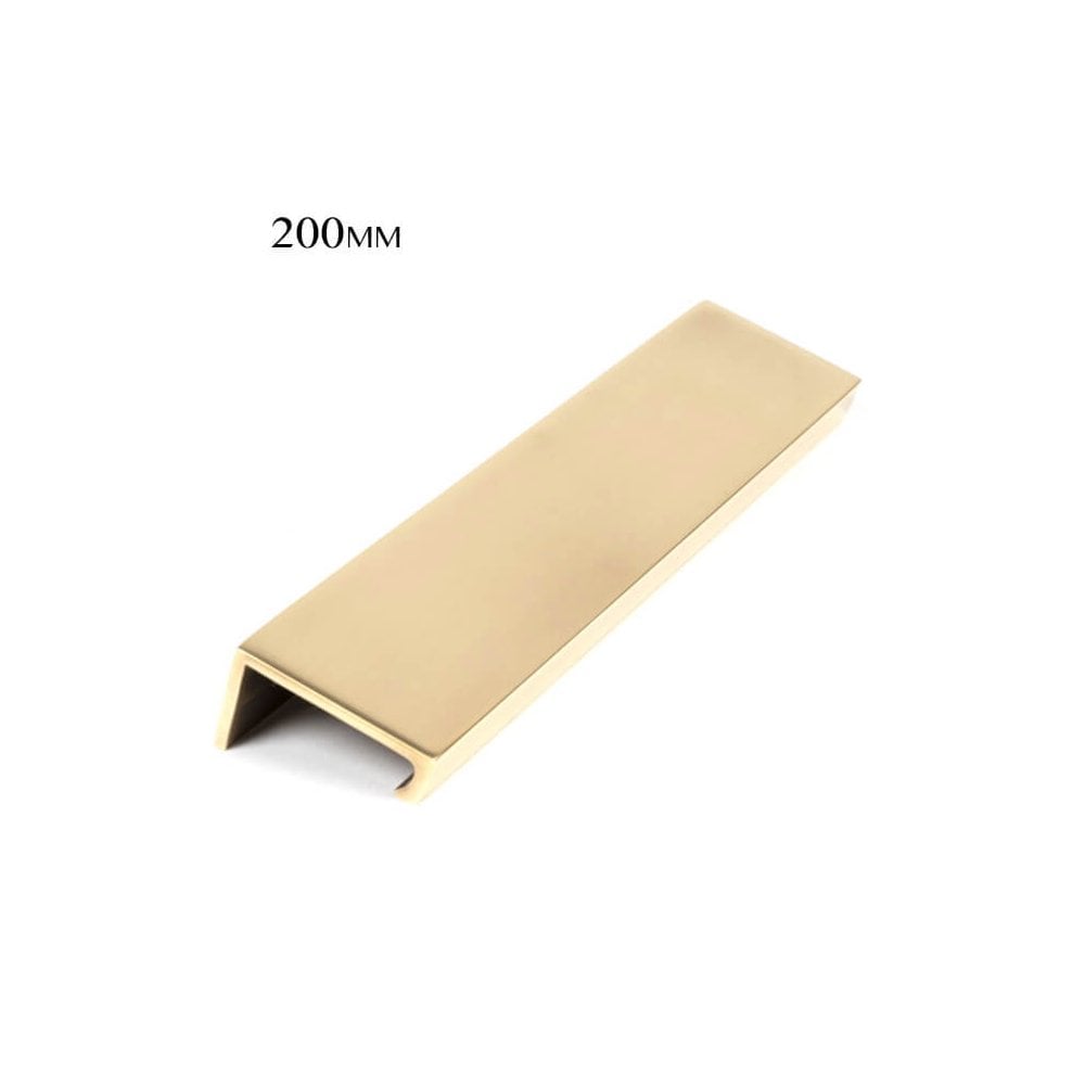 Aged Brass Plain Edge Pulls