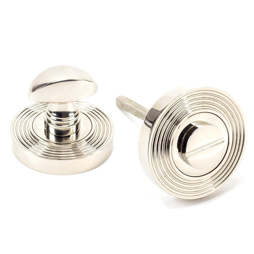Polished Nickel Round Thumbturn Set