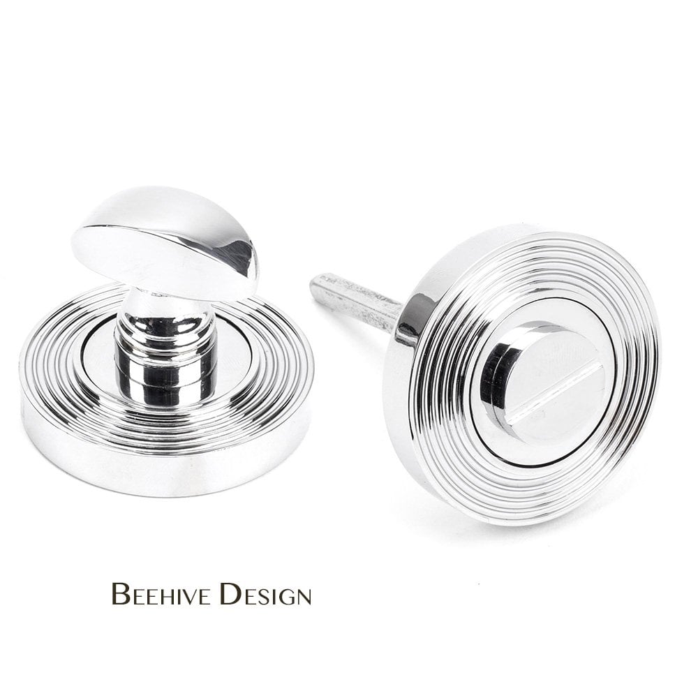 Polished Chrome Round Thumbturn Set