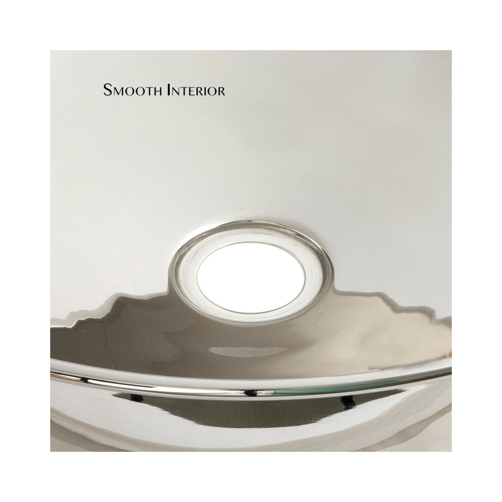 Polished Nickel Round Sink
