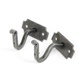 Hand Forged Pewter Mounting Brackets