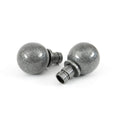 Pewter Ball Curtain Finials