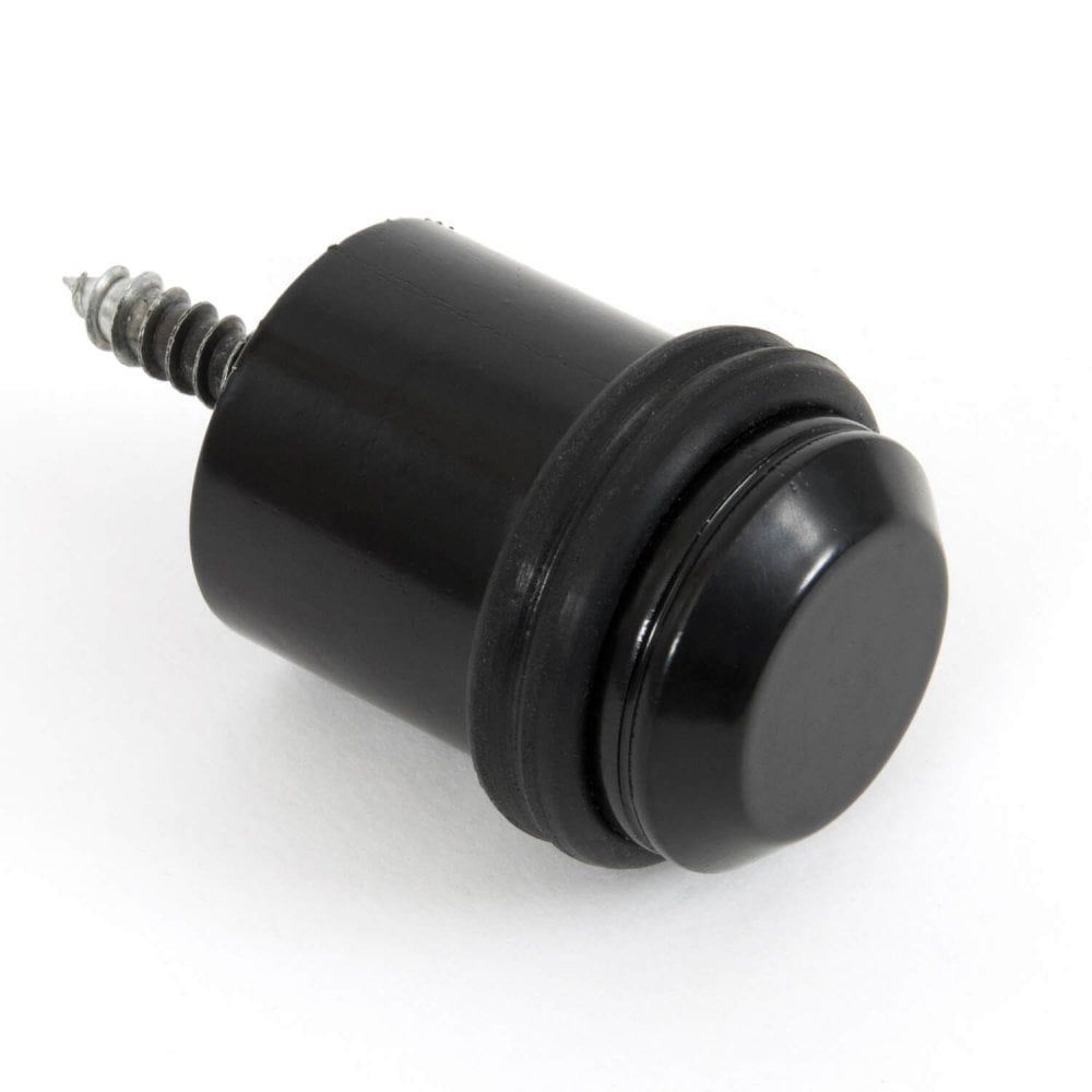 Floor Mounted Door Stop - Black or Pewter