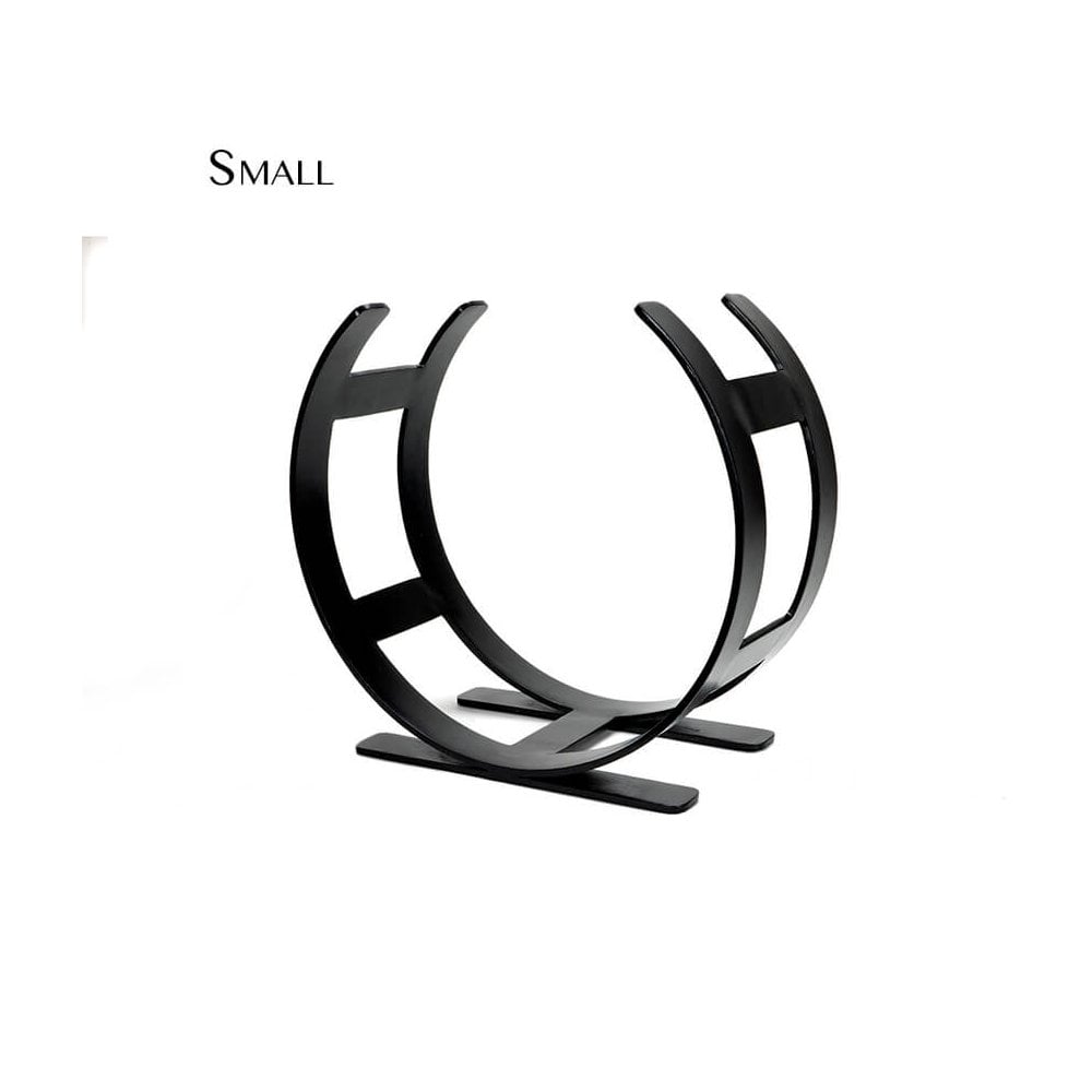Matt Black Curved Log Holder
