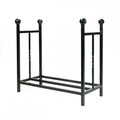 Matt Black Rectangular Log Holder