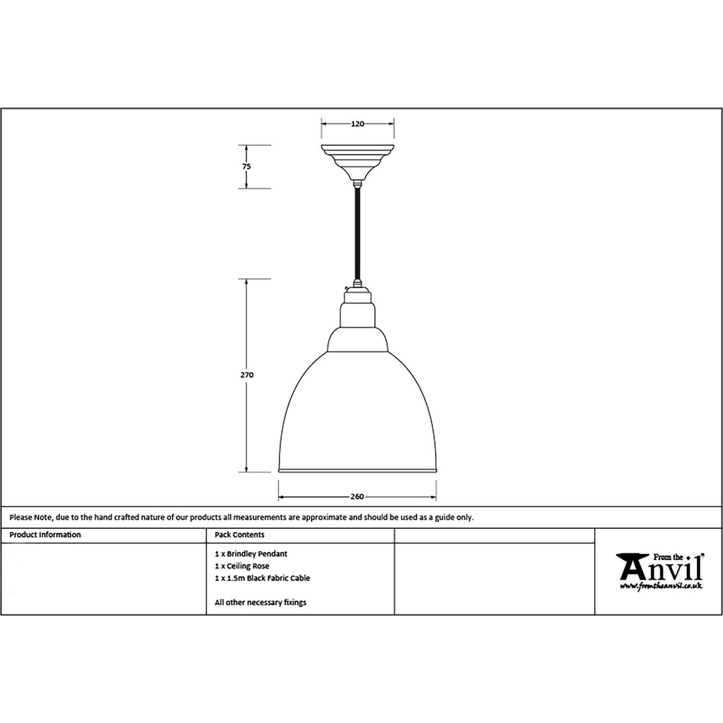 Brass Brindley Pendant