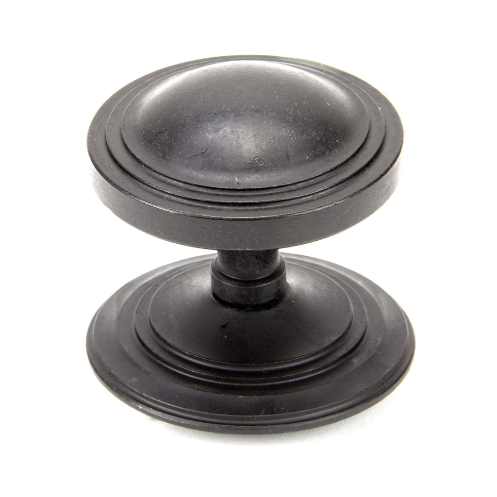 Deco Centre Door Knob External Beeswax