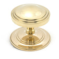 Polished Brass Art Deco Centre Knob