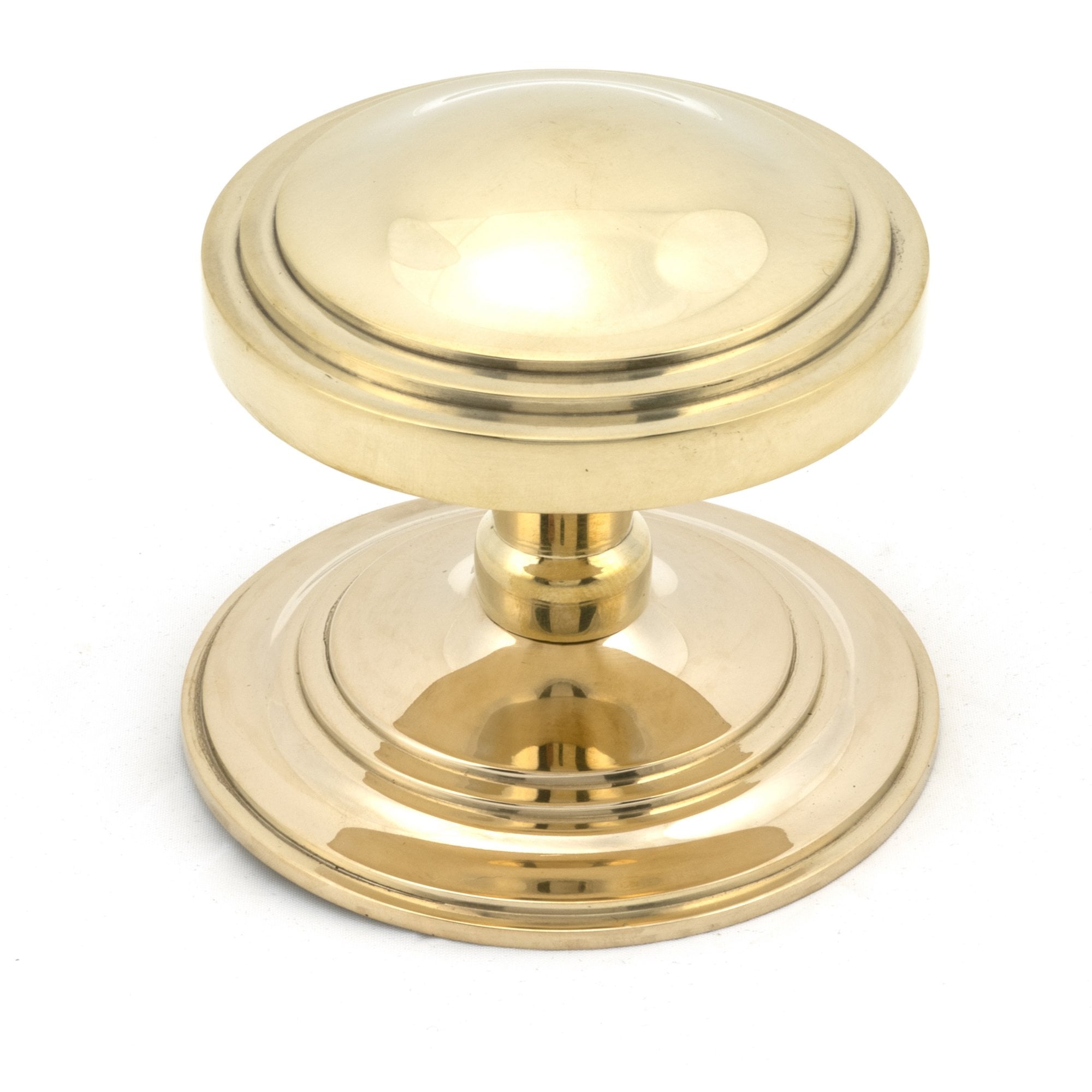 Polished Brass Art Deco Centre Knob