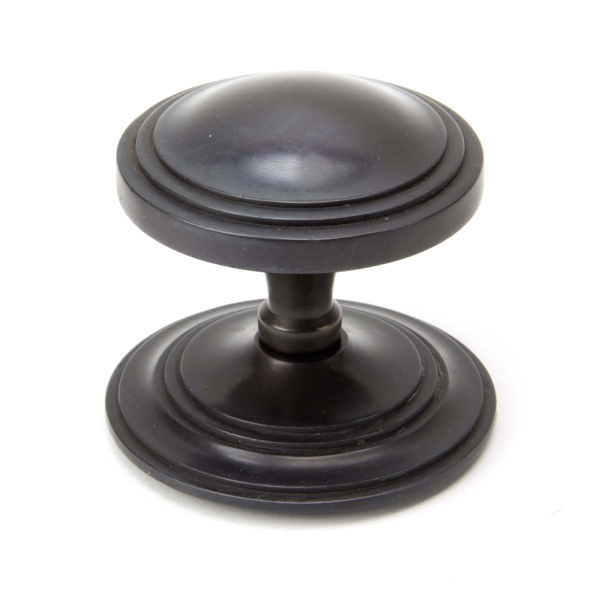 Aged Bronze Deco Centre Door Knob