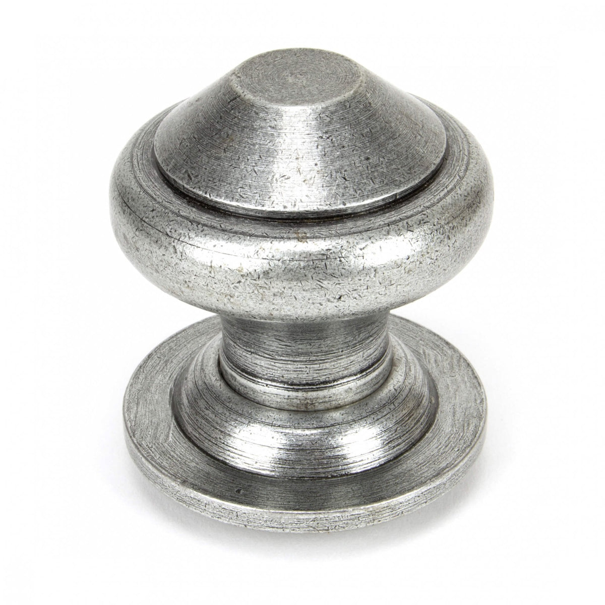 Pewter Regency Centre Door Knob – From the Anvil – The Period Ironmonger