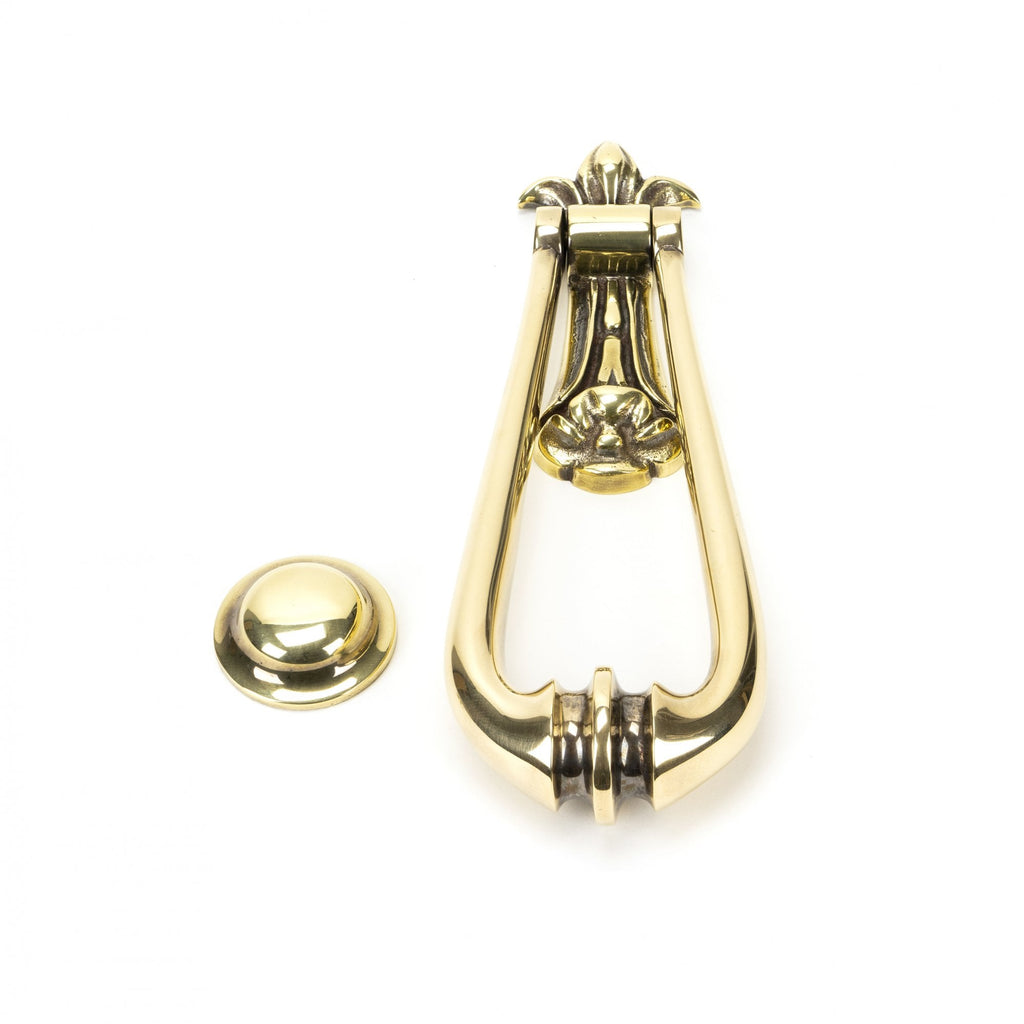 Aged Brass Loop Door Knocker