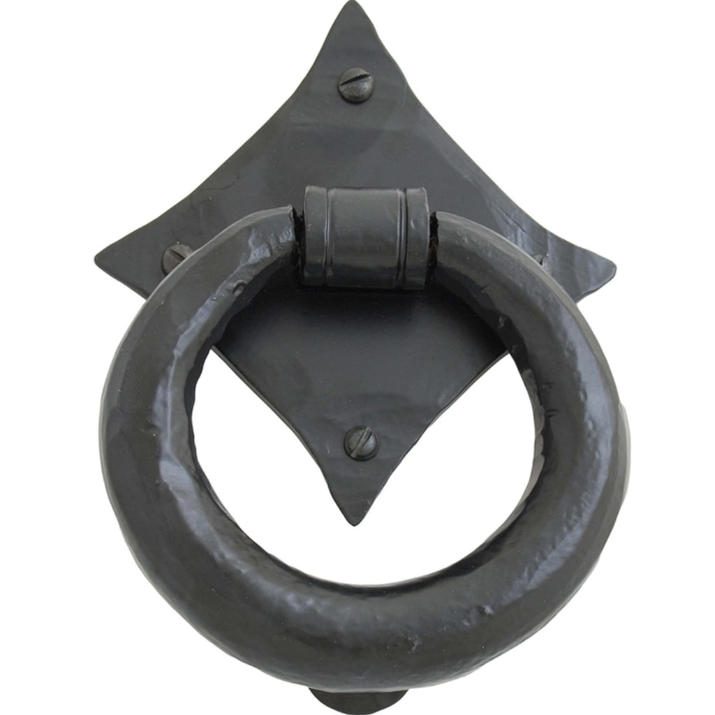 Black or Pewter Ring Door Knocker