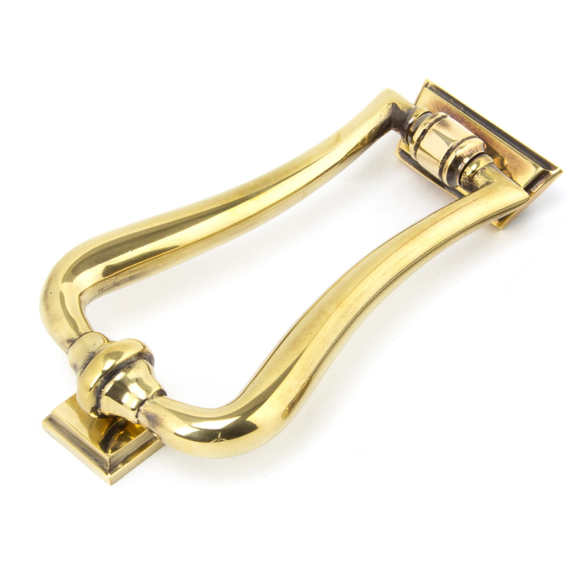 Aged Brass Deco Door Knocker
