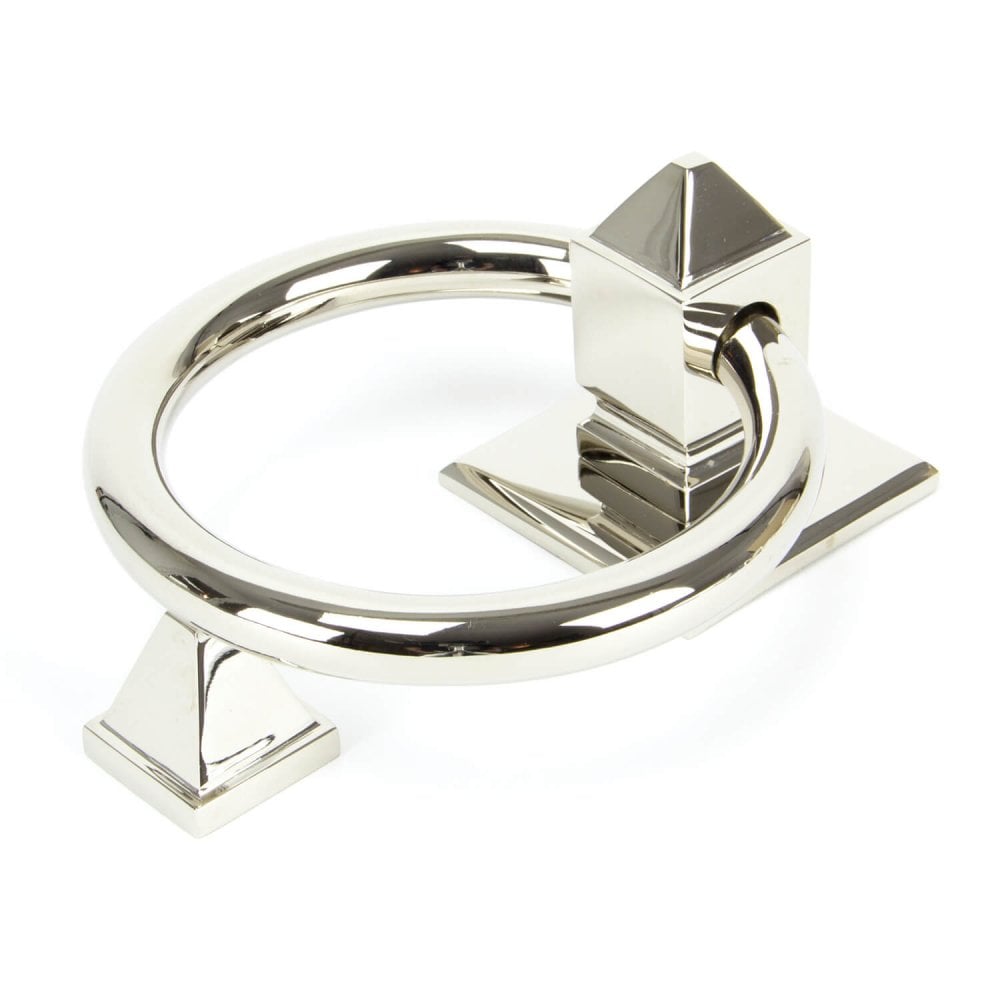 Polished Nickel Ring Door Knocker