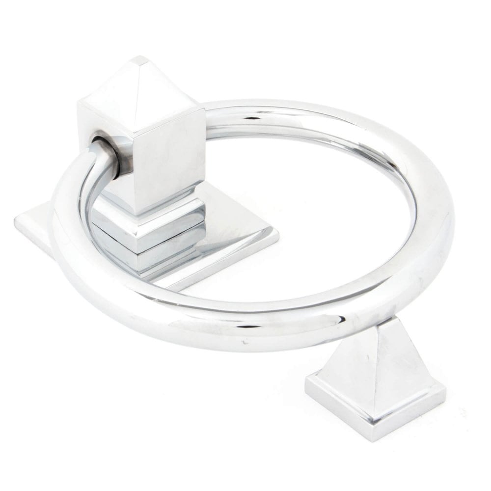 Polished Chrome Ring Door Knocker